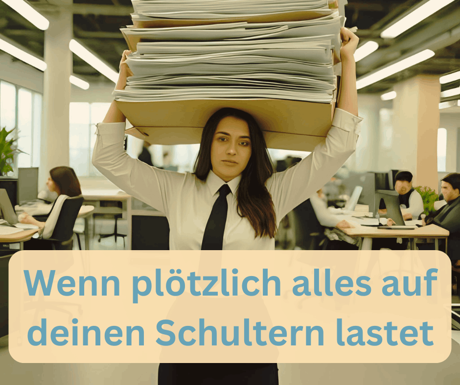Es lastet auf Deinen Schultern