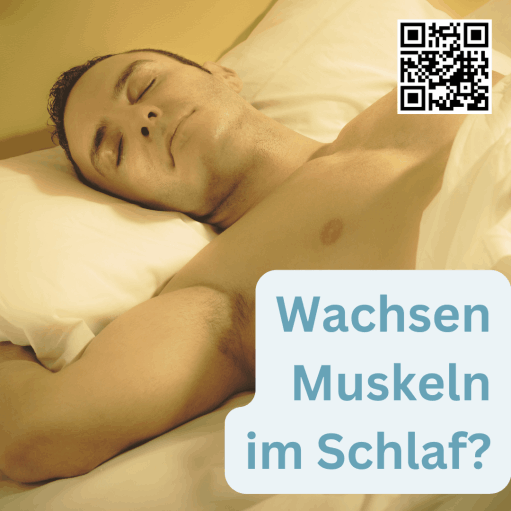 Muskeln wachsen im Schlaf?