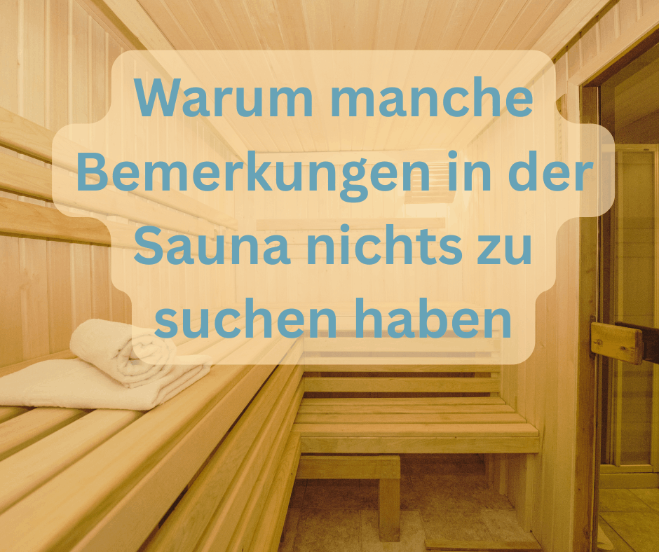 In der Sauna