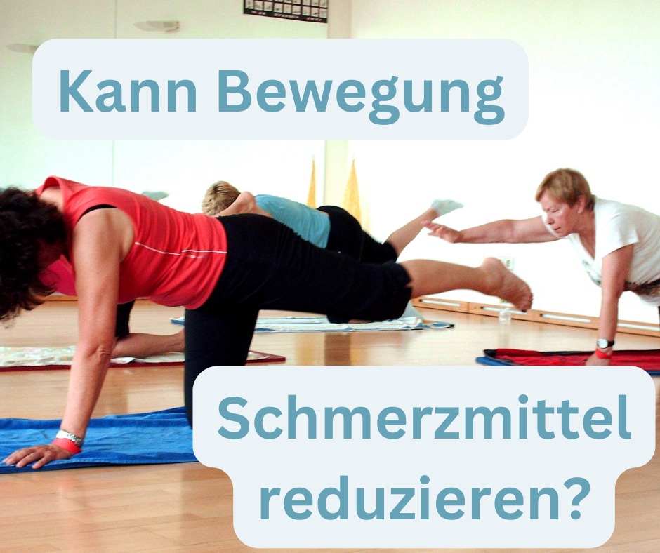 Schmerzmittelreduktion durch Bewegung